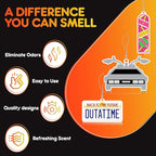 Back to the Future Outatime Air Freshener | Back to the Future Collectibles Gift Ideas | Back to the Future Hoverboard | DeLorean DMC-12 Car Air Freshner | 3/Set | Officially Licensed