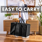 Carrywell (Not Made In China) Insulated Food Delivery and Catering Bags, XXXL Pizza Delivery and Reusable Warming Bag, Thermal Insulation Tote for Hot and Cold Food, Doordash