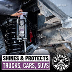 Chemical Guys Bare Bones Premium Dark Shine Spray - For Undercarriage, Wheel Wells & Trim - Deep Black Finish, Non-Greasy, Safe for Cars, Trucks, SUVs, RVs - 128 oz (1 Gallon)