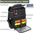 MATEIN Fishing Backpack, Water Resistant Tackle Storage Bag with Rod Holders & Cooler, Fishing Gifts for Men