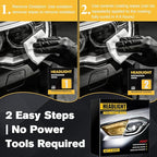 Ceramic Headlight Restoration Kit,Ceramic Trim Coat Kit,Ceramic Headlight Restoration Professional Detailer Pack,Ceramic Glass Coat Protectant,Easily Remove Oxidation From Old And Faded Headlights