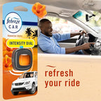 Febreze Car Air Freshener, Odor-Fighting Automotive Vent Clip, Scented Car Accessories, Long Lasting for Strong Odors, Hawaiian Aloha Scent, 4 Count