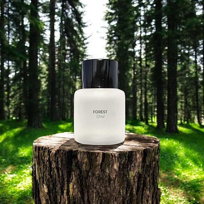 Smart Car Air Freshener Diffuser with Alpine White Tea, Cologne, Spring Forest- Fragance Oil Aromatherapy for Car, Home, Office, USB-C Rechargeable, Silent, Refillable (Fragance Oil Refill)