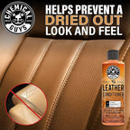 Chemical Guys Leather Conditioner, Vintage Series - Conditions, Nourishes, and Protects Natural, Synthetic, and Faux Leather Seats, Interiors, Apparel & Accessories, 16 fl oz