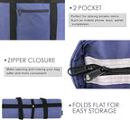 BeeGreen Cooler Bag Soft Insulated Tote for Beach Travel Grocery Shopping Lunch Portable Large Ice Coolers with Handle Hard Freezer Bags with Zippered Top Foldable Leakproof Delivery Totes Navy