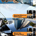 Car Wax Polish, Carnauba Wax Restores Shine High Hydrophobicity & Antioxidant, Long-Lasting Protection Gentle Formula For Cars, Rvs, Trucks, Motorcycles - Includes Sponge & Towel - 1pack 3.53oz