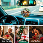 2 PCS Custom Air Fresheners with Picture,Personalized Double Sided Photo Air Freshener for Car with Scents Freshener, Customized Face Air Freshener Car Wardrobe Bathroom Hanging Ornaments