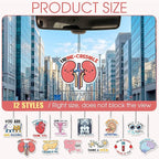 36 Pcs Doctor Day Gifts Bulk Funny Nurse Air Freshener Car Scented Medical Patient Access Week Thank You Hanging Decor Inspirational Team Thank You Gift for Healthcare Medical