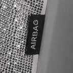 CAR PASS Bling Diamond Gray Leather Car Seat Covers Full Sets Interior Sets, Waterproof Shining Glitter Sparkly Crystal Universal Armrest Fit for Automotive Truck SUV Cute Women Girl, Gray Rhinestone