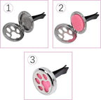 AUEAR, Dog Paw Car Diffuser Vent Clip - 30mm Aromatherapy Essential Oil Car Diffuser Vent Clips with 10 Refill Pads