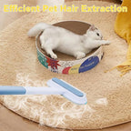 Pet Hair Remover for Furniture, Reusable Lint Cleaner for Dog and Cat Hair, 17.3Inch Multifunctional Hair Removal Brush, Gentle on Couches, Carpets, Clothes, Bedding, with Long Handle Squeegee