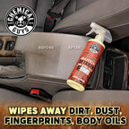 Chemical Guys SPI21616 Leather Quick Detailer for Car Interiors, Furniture, Apparel, Shoes, Sneakers, Boots, and More (Works on Natural, Synthetic, Pleather, Faux Leather and More), 16 fl oz