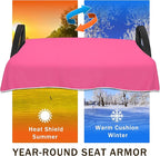 YOKYHOM Golf Cart Seat Covers for 2/4-Seater, Microfiber Seat Towel Blanket, Keeps Seats Cool, Clean & Comfortable, Fits EZGO, Club Car, Yamaha, 51"x31"