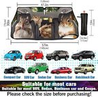 Socira Funny Squirrels Car Windshield Sunshade Umbrella Foldable Visor Umbrella Sun Shade Cover Funny Animal Sunshade Front Window Cover Squirrels Car Accessories Blocks Uv Rays 57" X 30"