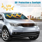 Big Fish Car Windshield Sun Shade Foldable Sunshade Front Window Cover Sun Visor Protector Accessories (59x27.5 inches)