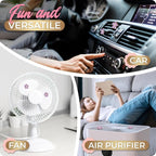 Automotive Colorful Car Decoration - Air Vent & AC Outlet Clips - Air Freshener & Interior Car Decor for Girls & Women (Purple, Lavender, Eucalyptus, Jasmin)
