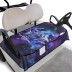 Biyejit Golf Cart Seat Covers with 4 Pockets Golf Cart Seat Towel Blanket Fits 2-Seat Golf Carts, Golf Cart Accessories