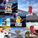 1PCS Chill Guy Car Air Fresheners,Cartoon Dog Car Air Fresheners for Cute Mirror Freshener Mirror Scented Hanging Cute Car Accessories Decor Interior Home,Fun Dog Gifts for Women Men Friends Wife