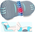 Lumbar Support Pillow, Memory Foam Lumbar Pillow for Lower Back Pain Relief, Back Support Pillow for Office Chair, Car Seat - Gray