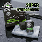 [Upgraded 100ml] UV Graphene Ceramic Coating - 10H Ceramic Coating for Cars-5+ Years Protection, Hydrophobic, Scratch & UV Resistant, High Gloss Finish - Professional-Grade Car Detailing Kit