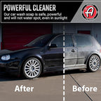 Adam's Polishes Car Wash Shampoo (Gallon) - pH Best Car Wash Soap For Snow Foam Cannon or Gun For Pressure Washer & 5 Gallon Bucket, Powerful Safe Spot Free Cleaning Liquid Auto Detergent