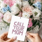 Mancheng-zi Funny Call Your Mom College Dorm Air Freshener 3Pcs, Back to School College Girls Gifts Air Freshener Hanging for Dorm Cars Closet Drawer or Books, Pink Funny Dorm Decor