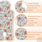 Pinkunn 2 Pcs Gel Car Seat Cooling Pad for Baby Summer Breathable Ice Cushion Multifunctional Ice Stroller Cooler Mat for Stroller Baby Dining Chair Child Safety Seat(Classic Color,Flower)