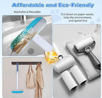 Pet Hair Remover for Furniture – 23.2Inch Reusable Dog & Cat Hair Removal Brush, Washable Lint Cleaner with Long Handle, 4-in-1 Pet Hair Remover for Couch, Carpet, Clothes & Bedding
