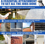 MEKOH Short Pressure Washer Gun, 4000 PSI High Power Washer Spray Gun, 10.5 GPM Foam Gun with 3/8'' Quick Connect, Stubby Pressure Washer Trigger Handle with M22-14mm Adapter for Extension Wand & Hose