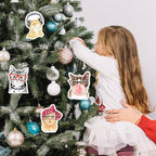 Funny Cat Car Air Freshener 4 Pcs, Cat Lover Mom Lady Gifts Hanging Air Freshener for Cars Closet Drawer Books, Cute Pet Kitten Car Accessories for Women Girls
