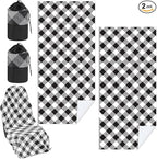 Car Seat Towel Covers with Storage Bag 63 x 32 Inch Athletic Running Towel Seat Sweat Washable Non Slip Cover Gift for Car Outdoor Sport Activities