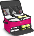 YOREPEK 2 Layer Golf Trunk Organizer, Golf Gifts for Men with Separate Ventilated Compartment for 2 Pair Shoes, Waterproof Car Trunk Locker for Balls, Tees, Clothes, Gloves, Gifts for Golfers