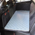 Manificent Non-Slip Pet Bed Mat for Back Seat Extender, Hair Resistant Dog Blanket for Hard Bottom Dog Car Seat Cover, Anti Slip Pet Linner Backseat Cover Deep Gray