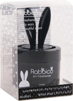 Diax RABBICO Poppy Rabbit Car/Home Air Freshener Japan 2 Packs White Musk Scent - Black
