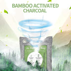 18 Pack Bamboo Charcoal Air Purifying Bag, Activated Charcoal Bags Odor Absorber, Moisture Absorber, Natural Car Air Freshener, Shoe Deodorizer, Odor Eliminators For Home, Pet, Closet (6x50g, 6x150g)