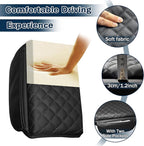 Center Console Cover for Jeep Wrangler JL 2018-2026 & Gladiator JT 2020-2026 1.2in Thickness Armrest Cover Leather Arm Rest Lid Protector Cushion Pad with Stroage Pockets Interior Accessories (Black)