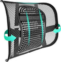 Samyoung Mesh Back Lumbar Support, Back Support Seat Cushion with Breathable Mesh for Office Chairs Car 12” x 16”