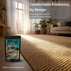 Lapew Brazilian Summers Carpet Deodorizer Powder - Brazilian Waves Freshener for Vacuuming | Scented Odor Eliminator for Home | 16 oz