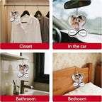Bemaystar Custom Air Fresheners with Picture - Personalized Double Sided Air Freshener with Name, Customized Air Freshener for Car Wardrobe Bathroom Hanging Ornaments (Heart)