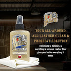 Doc Baileys “Clear” Formula Kit for Professional Detailers | Clean and Waterproof Blue, Pink, Red, and Brown Shades of Leather | | Protect and Revive Leather, Vinyl, Canvas, and More