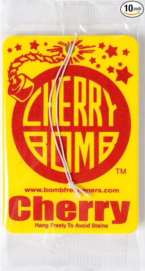 Cherry Bomb Air Freshener Pouch Pack 10 Pack