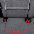 coverdream Custom Seat Covers Compatible with Select Toyota RAV4 Hybrid 2016 2017 2018 Models (Gray,Full Set)