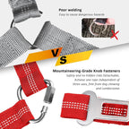 Removable Dog Seat Belt Harness for Car, 3 in 1 Pet Dog Car Seatbelt Leash, Retractable Restraint Secures to Vehicle Headrest & Adjustable Reflective Bungee Dog Seatbelt Tether, Red