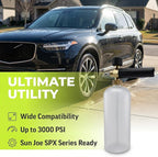 Foam Cannon for Sun Joe SPX Series Electric Pressure Washers,Replacement for SPX-FC34-PRO, 34 Oz, Adjustable Spray Nozzle