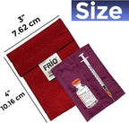 FRIO Cooling Wallet - Insulin Cooler for 45+ Hours of Stress Free On The Go - Red Mini
