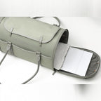 Soft-Sided Pet Carrier for Cats and Small Dogs – Stylish, Airline-Approved Travel Bag with Mesh Ventilation, Collapsible, Removable Pad and Safety Leash, Fits up to 16 lb
