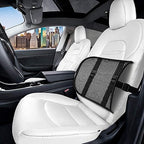 Lumbar Support - Breathable Mesh Office & Car Chair Back Support with Double Adjustable Straps for All-Day Comfort