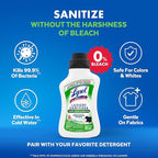 Lysol Tough Odor Eliminator Laundry Sanitizer Additive, Sanitizing Liquid for Gym Clothes and Activewear, 0% Bleach, Eliminates Odor Causing Bacteria, 41oz