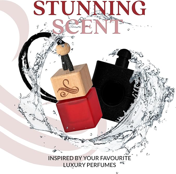 Opio Car Air Freshener for Women | Perfume Style Car Scents Air Freshener with Vent Clip | Strong Car Perfume Air Freshener | Car Accessories for Women - Opio Car Scent Air Freshener by Perfa