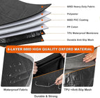 Dog Car Seat Cover Compatible with Toyota Camry 2012-2025, Waterproof Pet Bench Seat Cover for Back Seat, 600D Heavy Duty Scratch Proof Nonslip Truck Seat Covers for Dogs